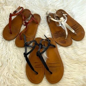 Sandals Bundle (x3) size 8